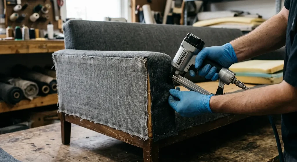 Couch reupholstery services in Perth